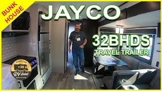 Jayco 32 BHDS Travel Trailer Tour - Bunk House - Tampa RV Supershow - Jayco RV