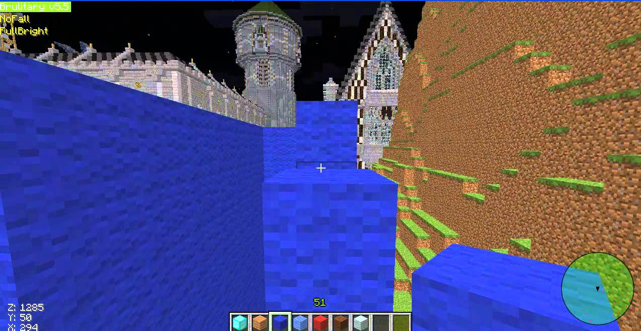 Как построить статую Херобрина в minecraft 1.5.2 - YouTube