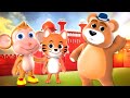 Billi Gayee Dilli Hindi Rhymes - 3D Nursery Rhymes for Children | बिल्ली गयी दिल्ली | Hindi Balgeet