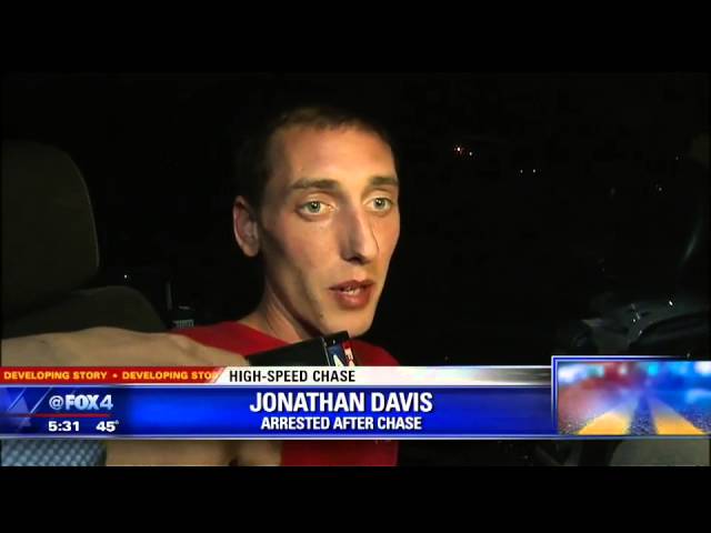 Arrested Driver Gives Hilarious Interview After High Speed Chase - Video
