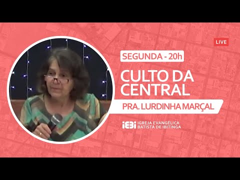 Live CULTO DAS 20h - PRA. LOURDES MARÇAL - 03/10/2022