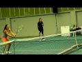 Marion Bartoli s'entraine avec Amélie Mauresmo HD