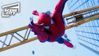 Spider-Man 3 Spider-Man Saves Gwen Stacy Movie Scene With Captions