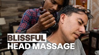 💈SATISFYING Head and Neck ASMR Indian Massage from Master Cracker!