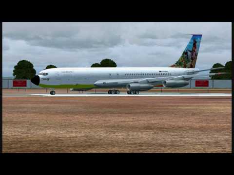BOEING 707 TAKE OFF FROM LA CHINITA AIRPORT MARACAIBOVENEZUELA