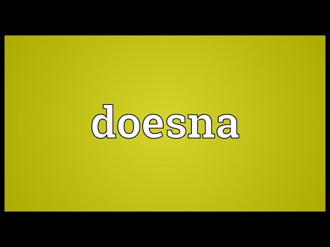 Header of doesna