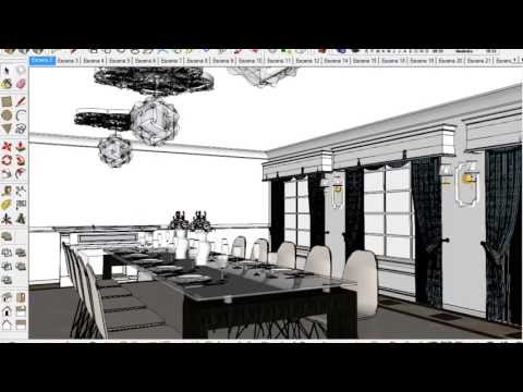 Tutorial Vray Sketchup 8 Español | tutorial iluminaci 243 n interna nocturna con vray en sketchup Tutorial Vray Sketchup 8 Español | tutorial iluminaci 243 n interna nocturna con vray en sketchup