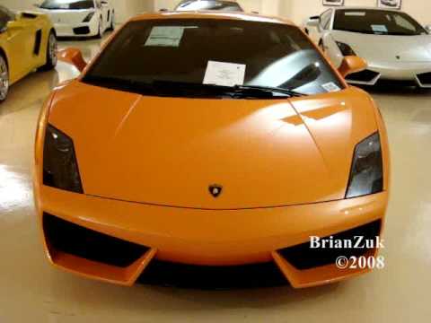 Orange Lamborghini Gallardo LP5604