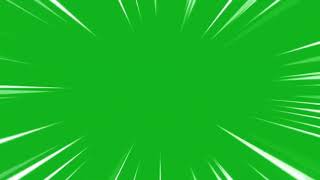Anime Superzoom Whooshing Air Effect Green Screen.