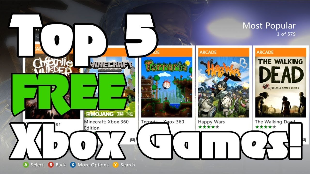 Top Free Arcade Games For Xbox 360