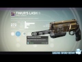 Destiny: Amazing Timur's Lash Roll After Just One Reforge!