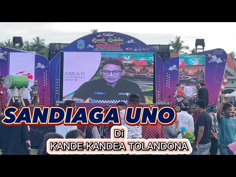 SAMBUTAN MENTRI PARIWISATA RI DI ACARA KANDE-KANDEA TOLANDONA BUTON TENGAH 2023