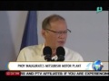 NewsLife: President Aquino inaugurates Mitsubishi Motor plant || Jan. 29, 2015