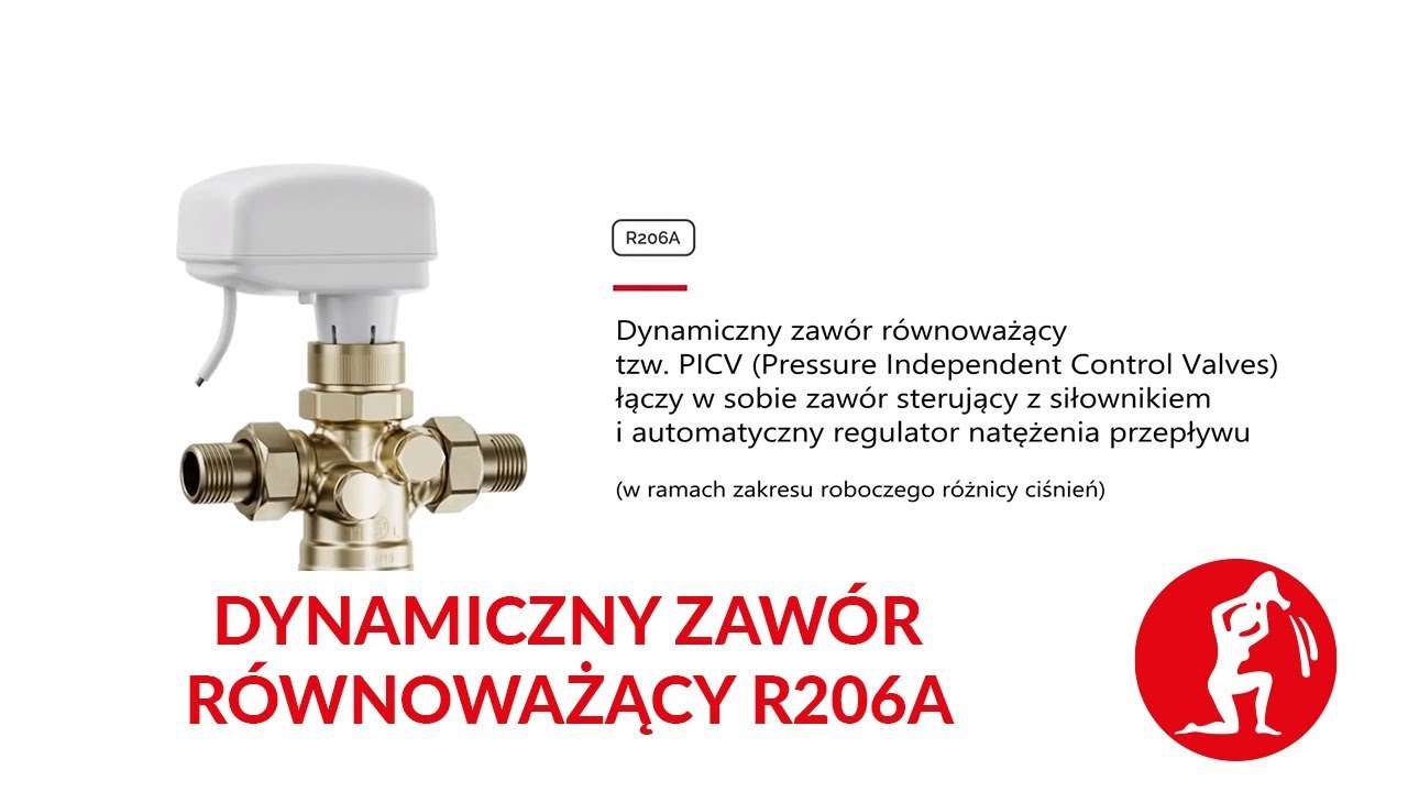 Dynamiczny zawór równoważący R206A