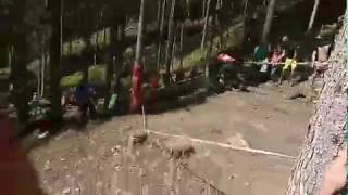 Andreas Viehböck Beim Downhill-Rennen Am Wurbauerkogel In Windischgarsten