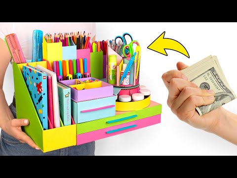 Tự Làm Kệ Bằng Bìa Cứng Có Ngăn Chứa Bí Mật