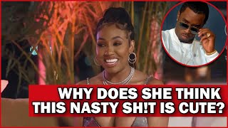 Modern woman admits to being "showered" by a man