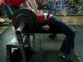 Girl-lifter Irina Kashuba (Russia) benchpress 130 kg x 1 video