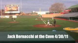 Jack Bernacchi 2012 hits rbi triple at the Cove April 30, 2011