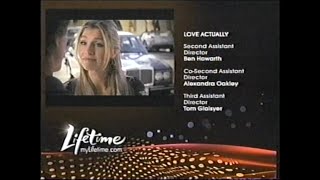 Love Actually 2003 End Credits Lifetime 2009