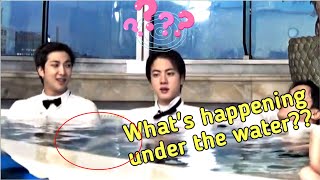 NamJin Analysis: [Run BTS-132]~ What's going on under the water?+ Joon's cute je