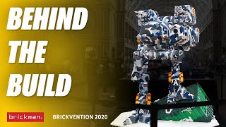 Behind The Build Brickvention 2020 Lego Brick Timberwolf Battletech Mech
