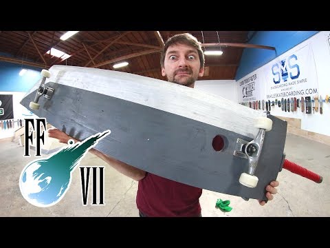 SKATING THE FINAL FANTASY VII GIANT BUSTER SWORD!