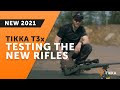 Tikka 2021 rifles in real action on shooting range