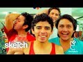 Viendo Como Chica En Gimnasio