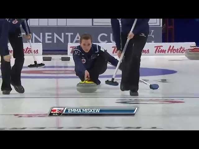 Emma Miskew - WFG Continental Cup of Curling - Hit & Roll