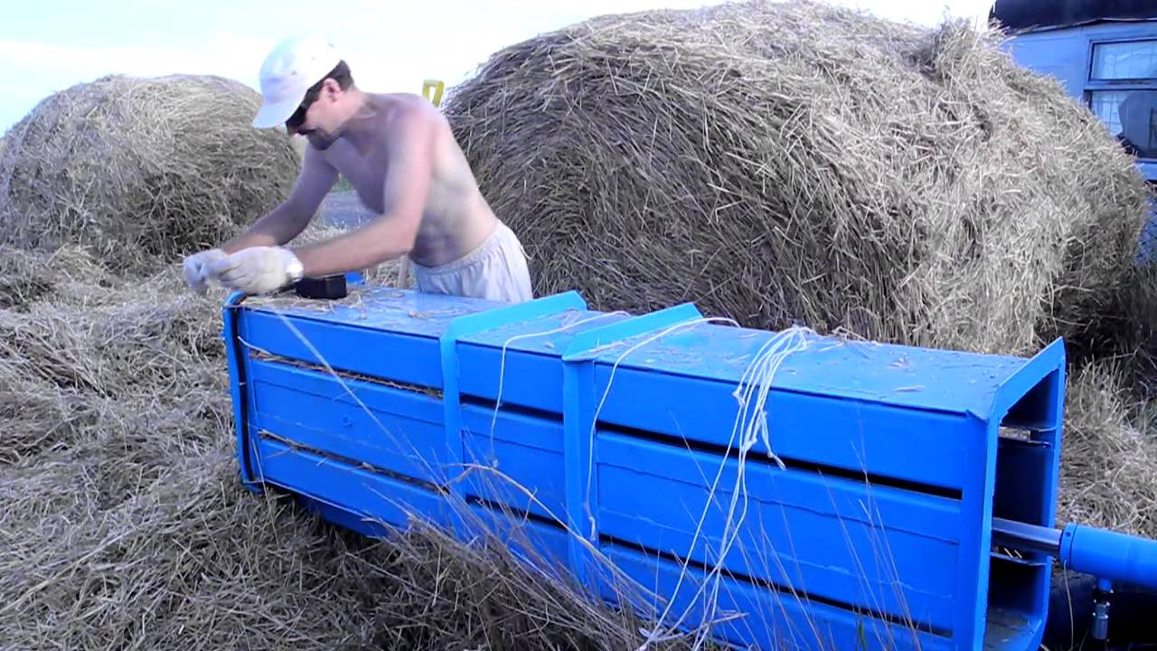 Тюкователь сена своими руками Тюкователь сена своими руками