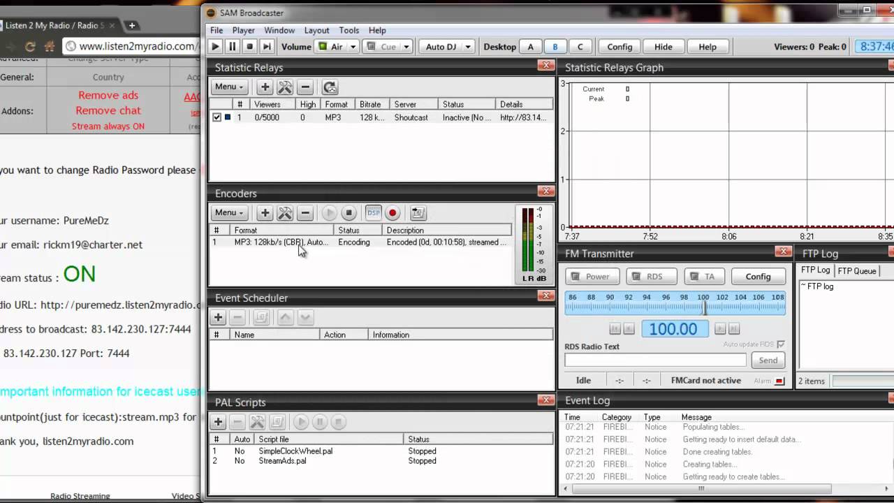 Shoutcast Radio Broadcasting Tools