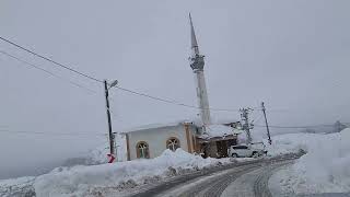 16.03.2022 Rize Selimiye-Ortapazar Kar Manzaralı Yol Güzergahı.