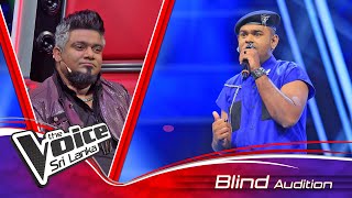 Tharindu Sathsara  | Biggie Biggie | Blind Auditions | The Voice Sri Lanka