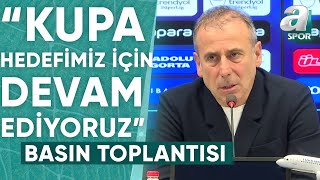 Trabzonspor 0-1 Sivasspor Abdullah Avcı Maç Sonu Basın Toplantısı / A Spor / 12.
