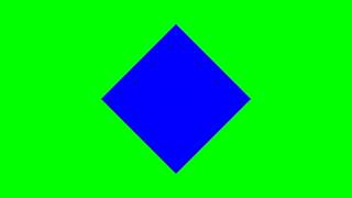 Old Youtube Video Editor Transition Test - Diamond Out 5 Seconds