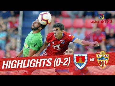 Resumen de CD Numancia vs UD Almería (0-2)