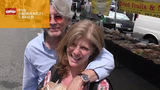 Eric Roberts and Eliza Roberts talk about their daughter Pie company while shopping