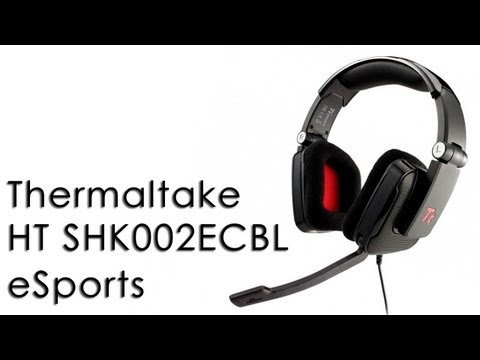 Thermaltake HT SHK002ECBL eSports Shock Gaming Headset Recenzja\Review (mic sample mp3)