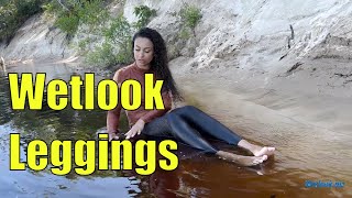 Wetlook Girl Leggings | Wetlook Long Sleeve T-Shirt | Wetlook Clothes