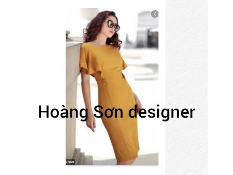 Dạy cắt may cơ bản:hướng dẫn cách cắt đầm sát nách bèo tay|hoàng sơn designer, đầm sát nách