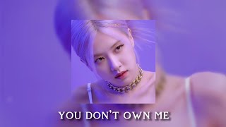 [AI COVER] Rosé - 'You Don't Own Me' #blackpink #rose