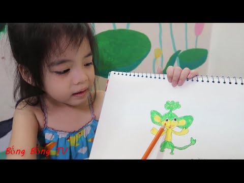 Bống Bống TV - Bé Bống vẽ và tô màu Pokemon Yanappu