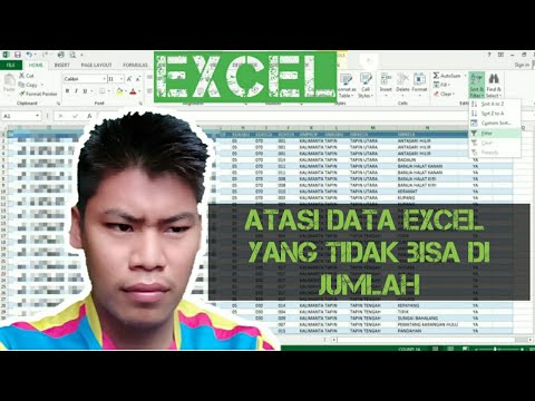 Data excel tidak bisa dijumlahkan? Ini solusinya