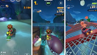 Piranha Plant Cove 2 - All Track Variants Mario Kart Tour Exploration Tour