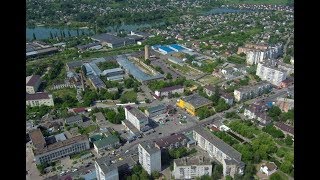 Видео Васильков вид на город с высоты. Центр, 2018. Змиевые валы. Вид на Стугну. Промышленная зона. от Alex Finder 360, Васильков, Украина