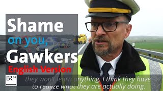 "Shame on you!" Policeman belittles gawkers after fatal truck accident | BR24