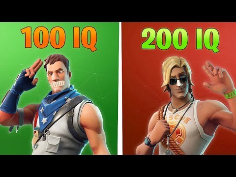 100 IQ PLAYER vs 200 IQ PLAYER in Fortnite Battle Royale