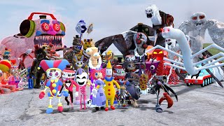 All Fnaf Vs All Cursed Thomas Vs All Amazing Digital Circus!! (Garry's Mod)