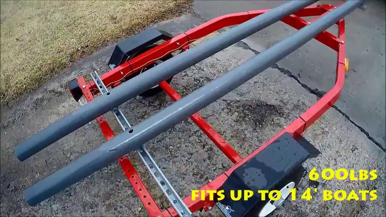 Cheap Trailer for Hobie Pro Angler - YouTube